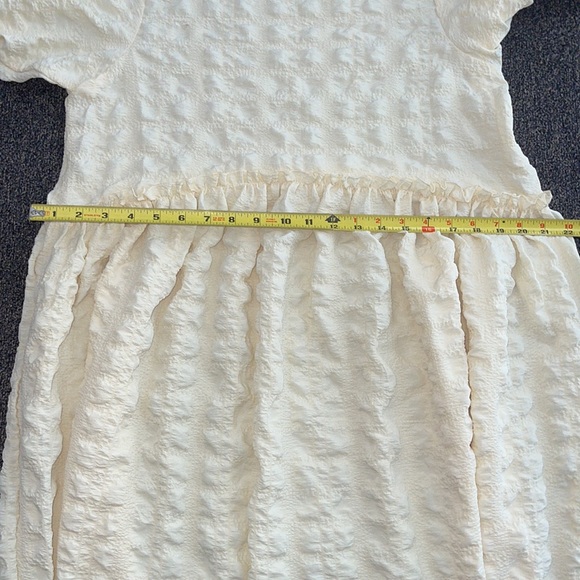 Pieces Mariah puff sleeve smock dress in yellow size Medium. - Picture 10 of 10